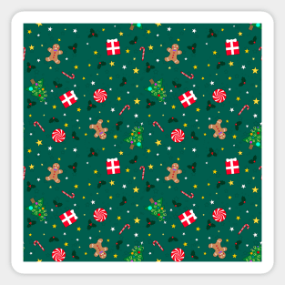 Christmas Holidays - Green Sticker